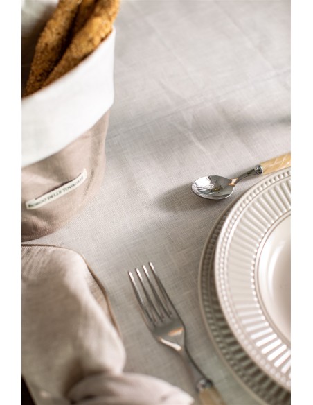 Chemin de table en lin Bauhaus