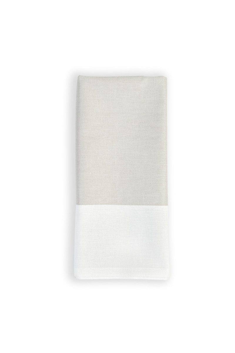 Chemin de table en lin Bauhaus