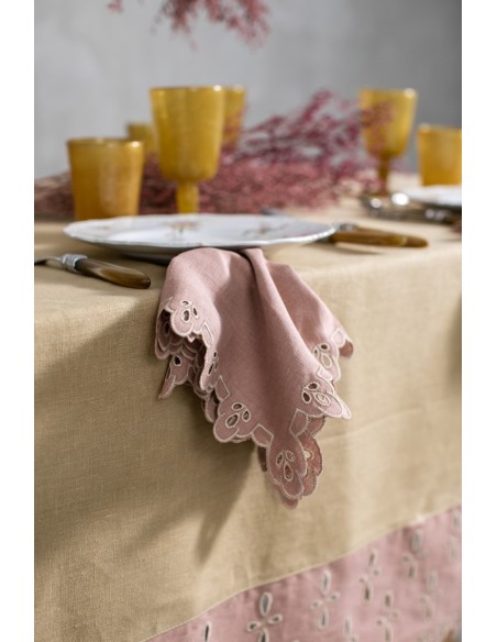 Serviette de table en lin Amalfi