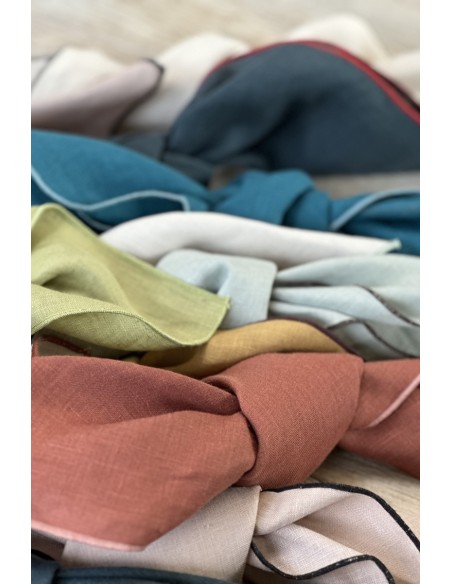 Set di 12 Tovaglioli Filo Assortiti