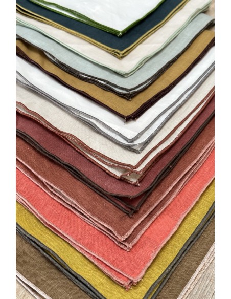 Lot de 12 serviettes Filo assorties