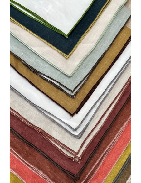 Set di 12 Tovaglioli Filo Assortiti