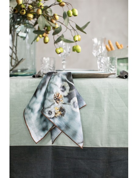 Serviette de table en lin Petals