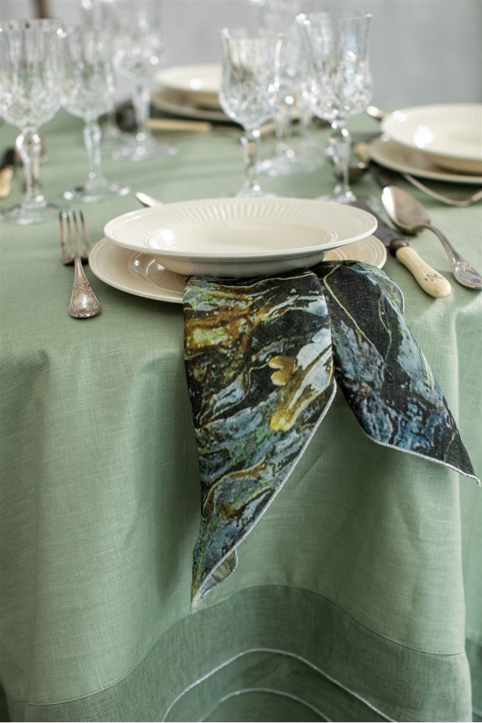 Serviette de table en lin Petals 2
