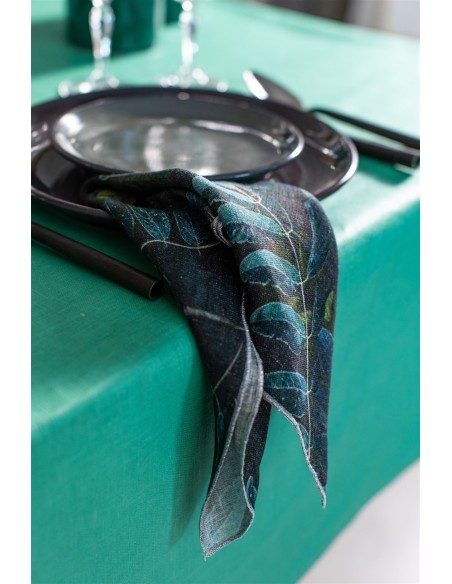 Serviette de table en lin Petals
