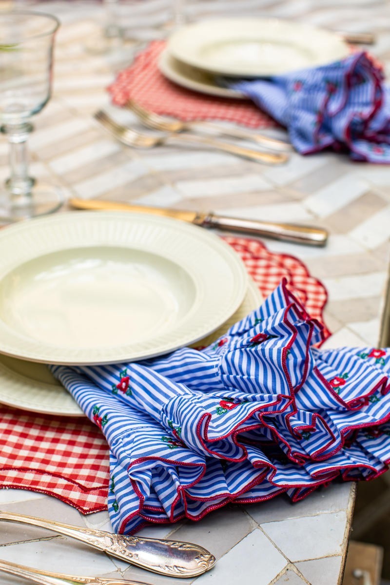 Serviette de table en coton Gitane