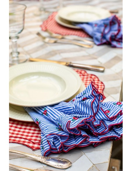 Serviette de table en coton Gitane