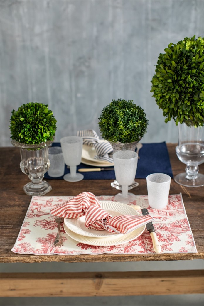 Set de table en coton antitache Filo 2