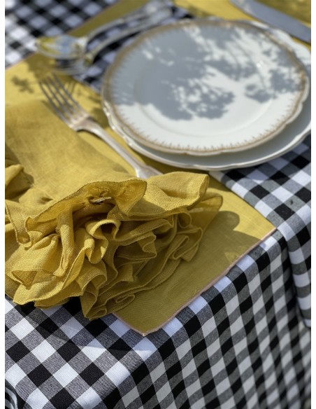 Serviette de table en lin Gitane