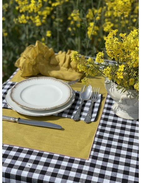 Serviette de table en lin Gitane