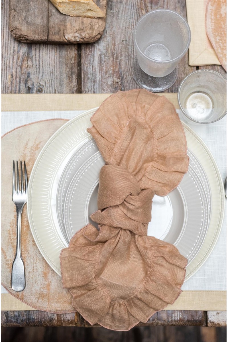 Serviette de table en lin Gitane