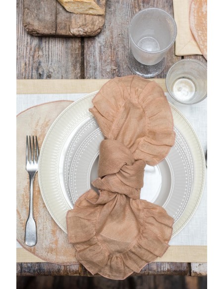Serviette de table en lin Gitane