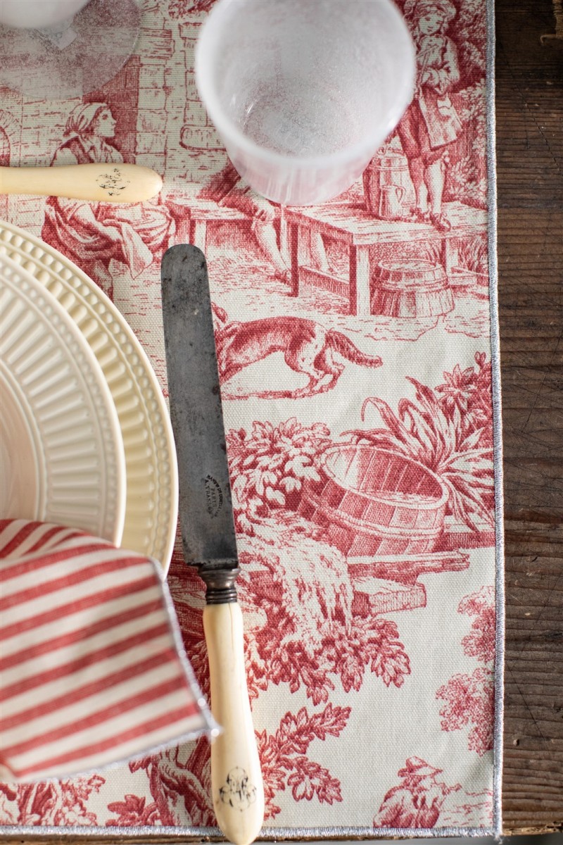 Placemat in Stain Resistant Cotton Filo