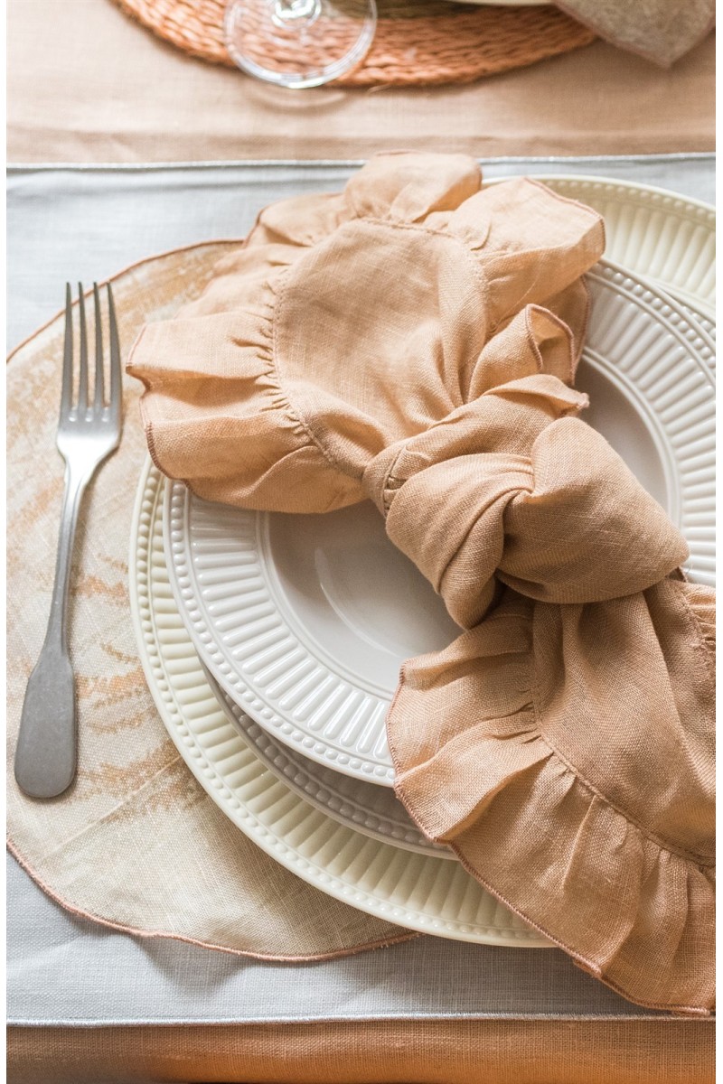 Serviette de table en lin Gitane
