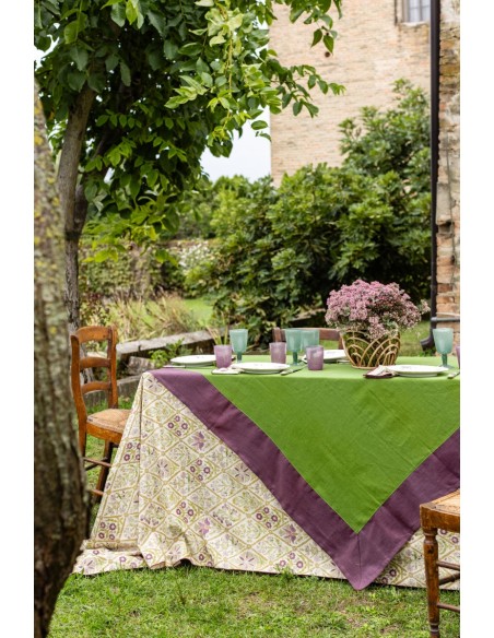 Nappe en lin Bauhaus enduit