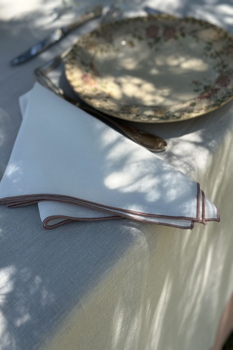 Serviette en lin Filo