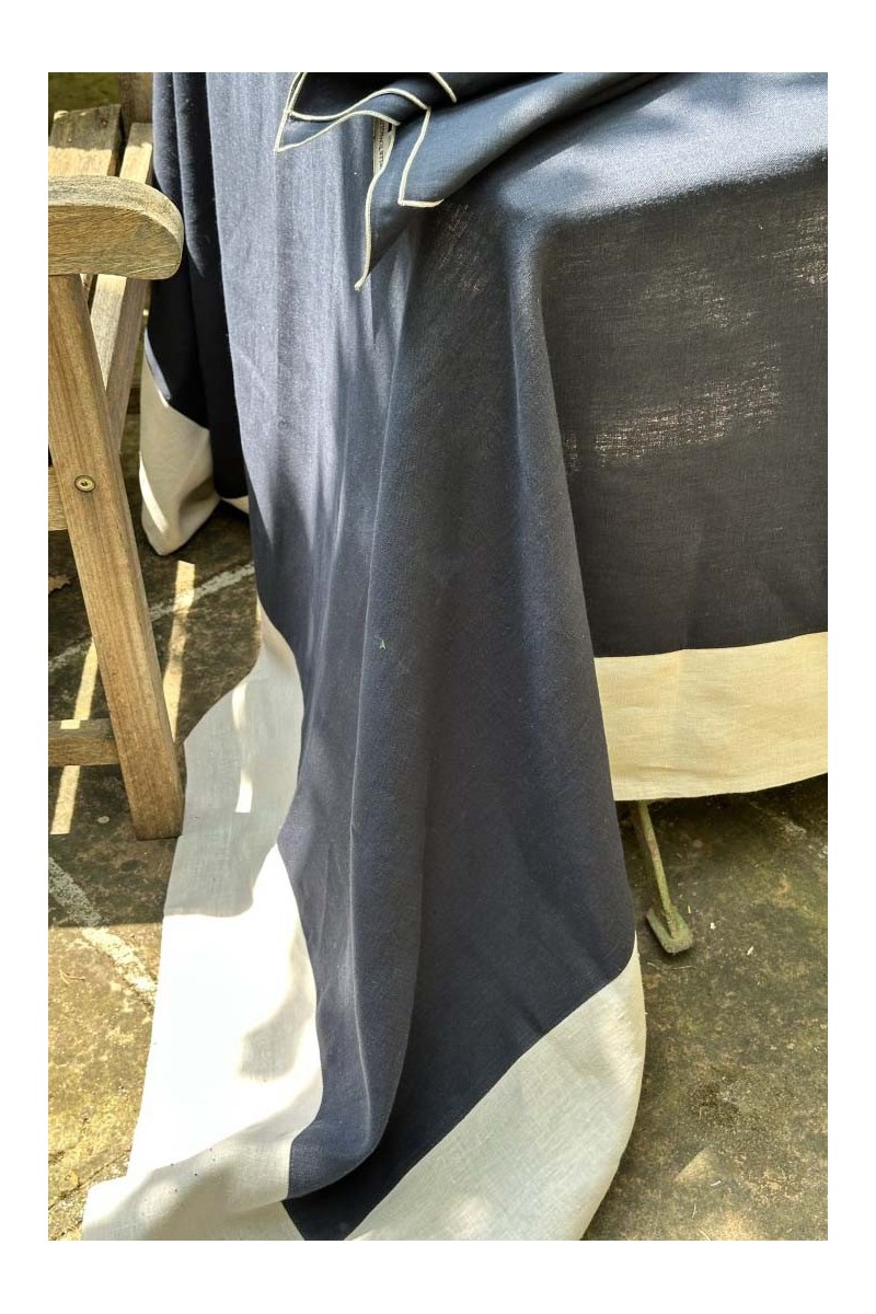 Nappe en lin Bauhaus enduit