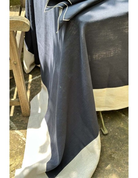 Nappe en lin Bauhaus enduit