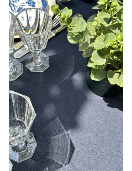 Nappe en lin Bauhaus enduit