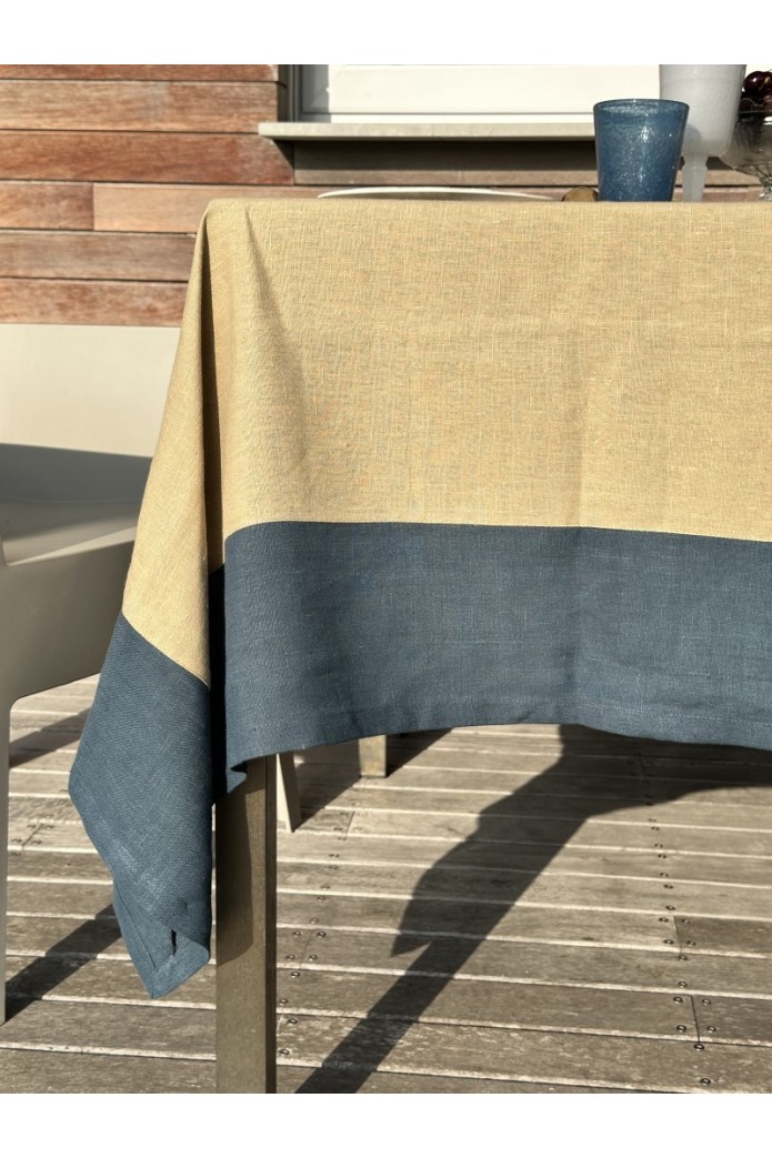 Nappe en lin Bauhaus enduit 2