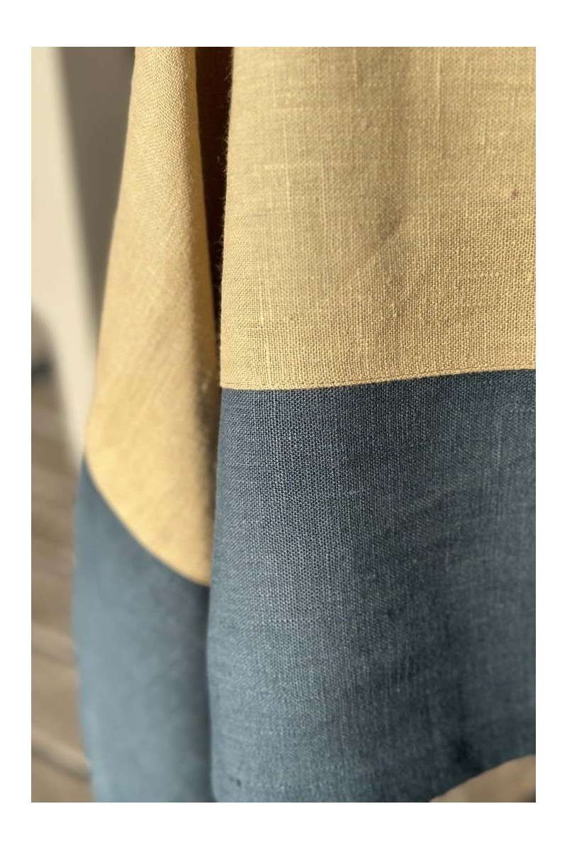 Nappe en lin Bauhaus enduit