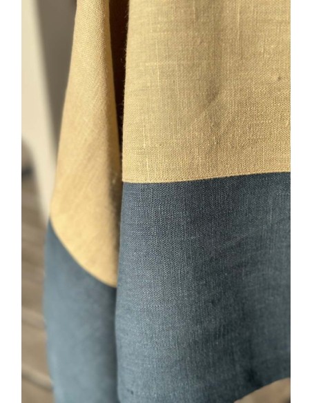 Nappe en lin Bauhaus enduit