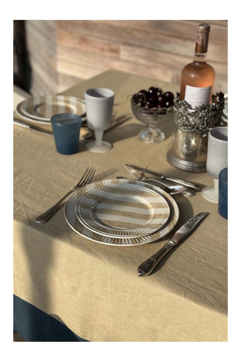 Nappe en lin Bauhaus 