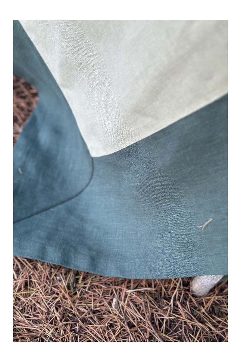 Nappe en lin Bauhaus enduit