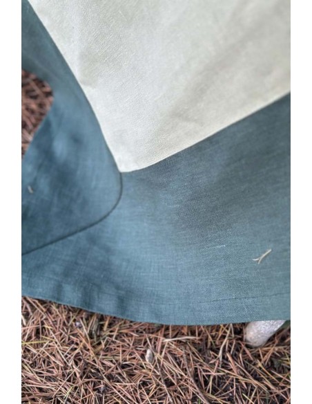 Nappe en lin Bauhaus enduit