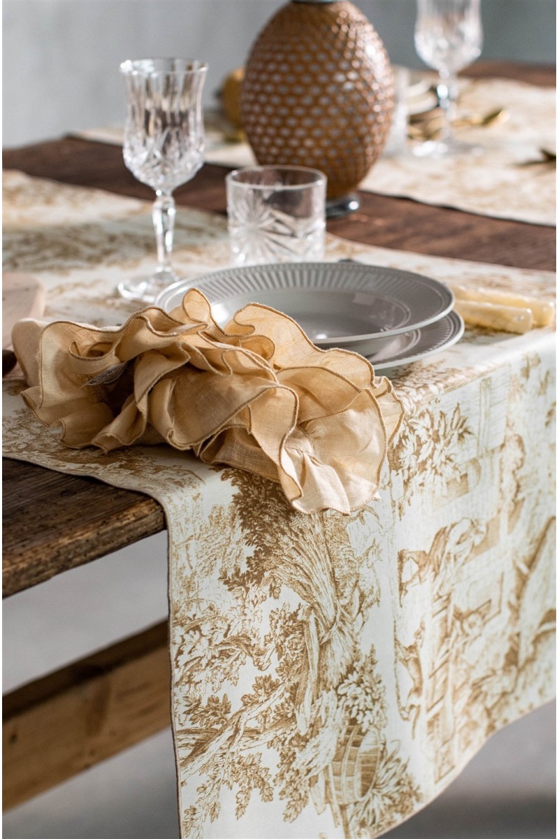 Serviette de table en lin Gitane