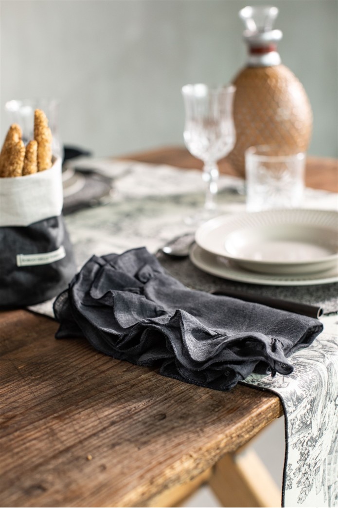 Serviette de table en lin Gitane 2