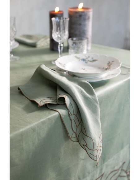 Serviette de table en lin de Venise