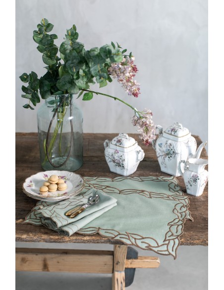 Serviette de table en lin de Venise