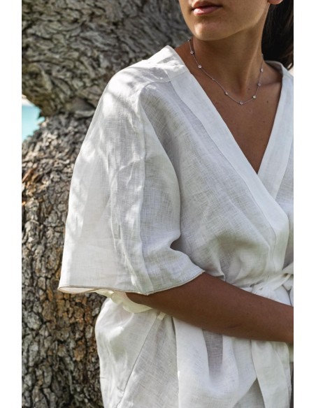Linen Filo Bathrobe
