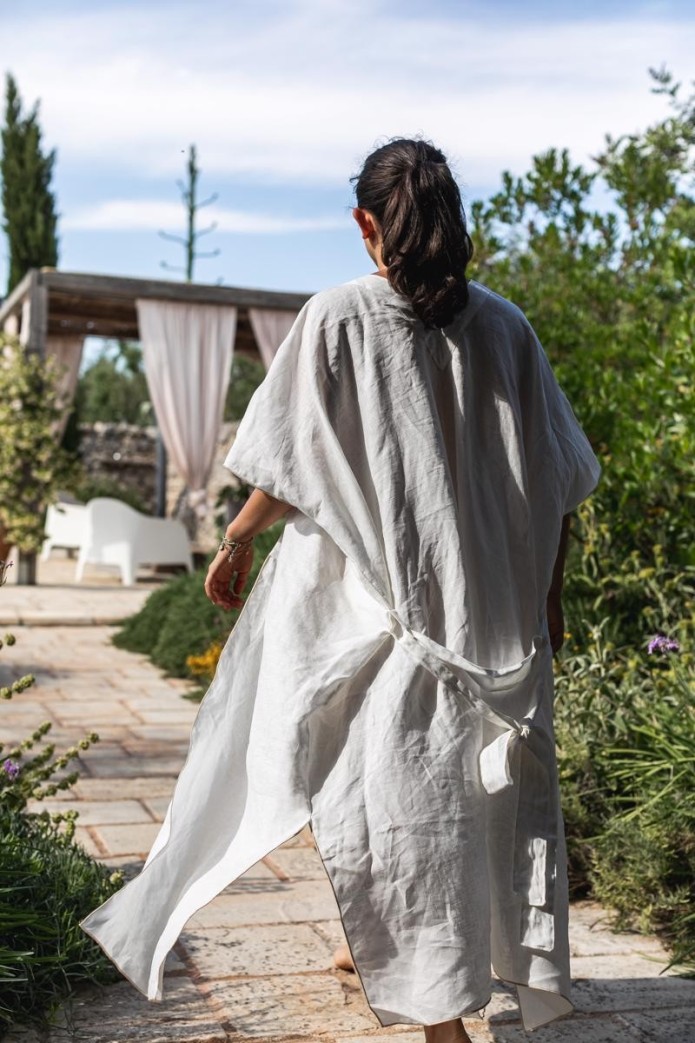 Linen Filo Bathrobe 2