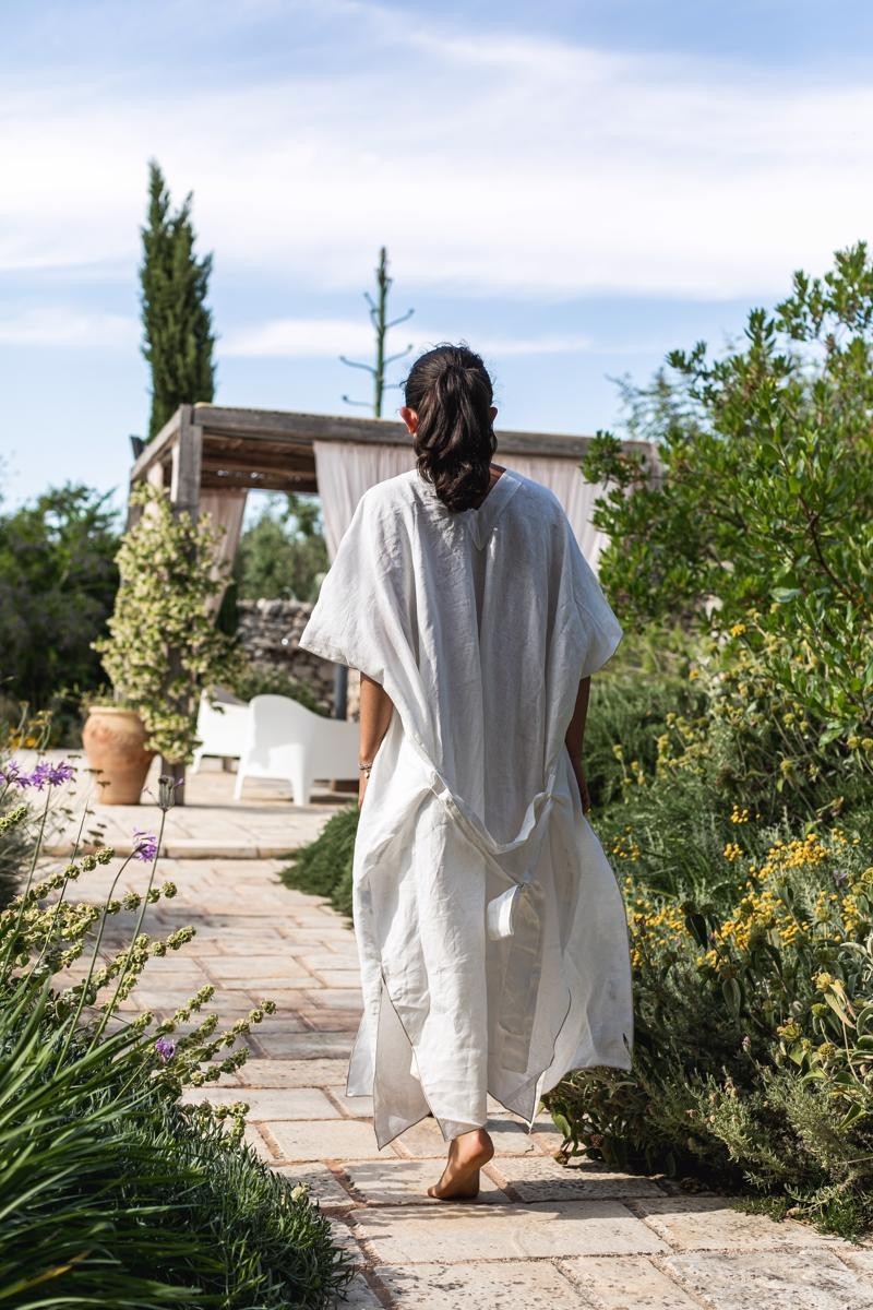Linen Filo Bathrobe