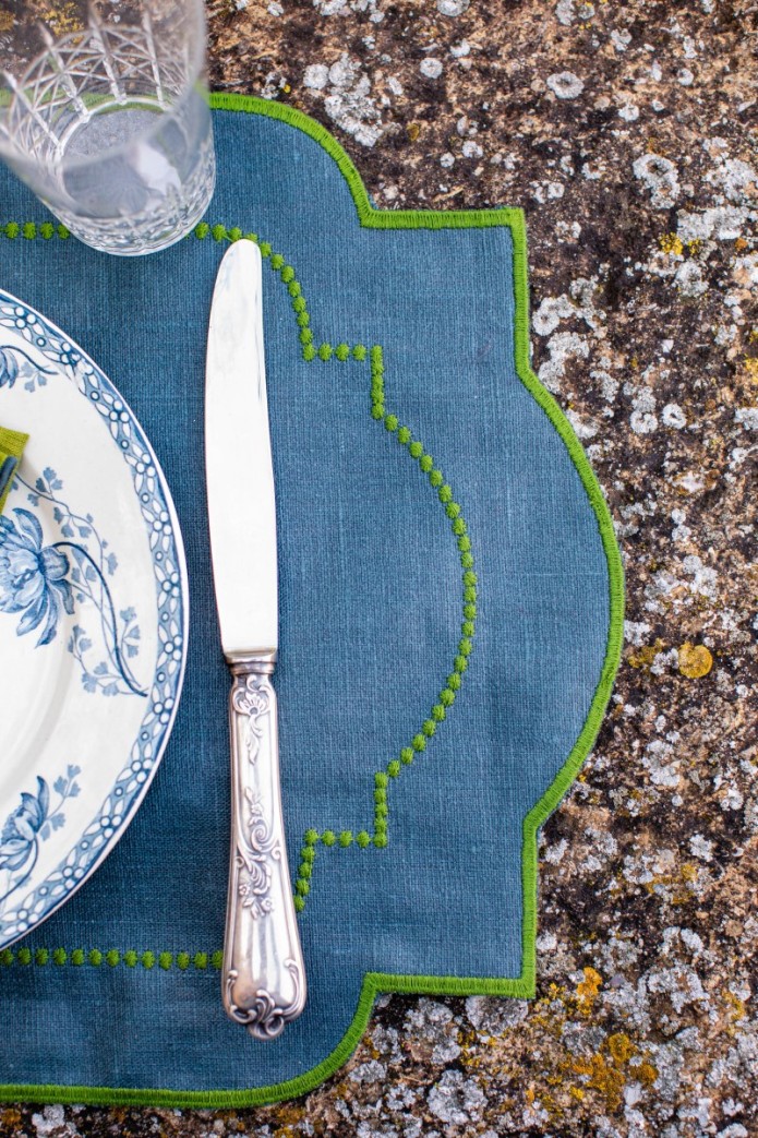 Adele Set de table en lin non tachant