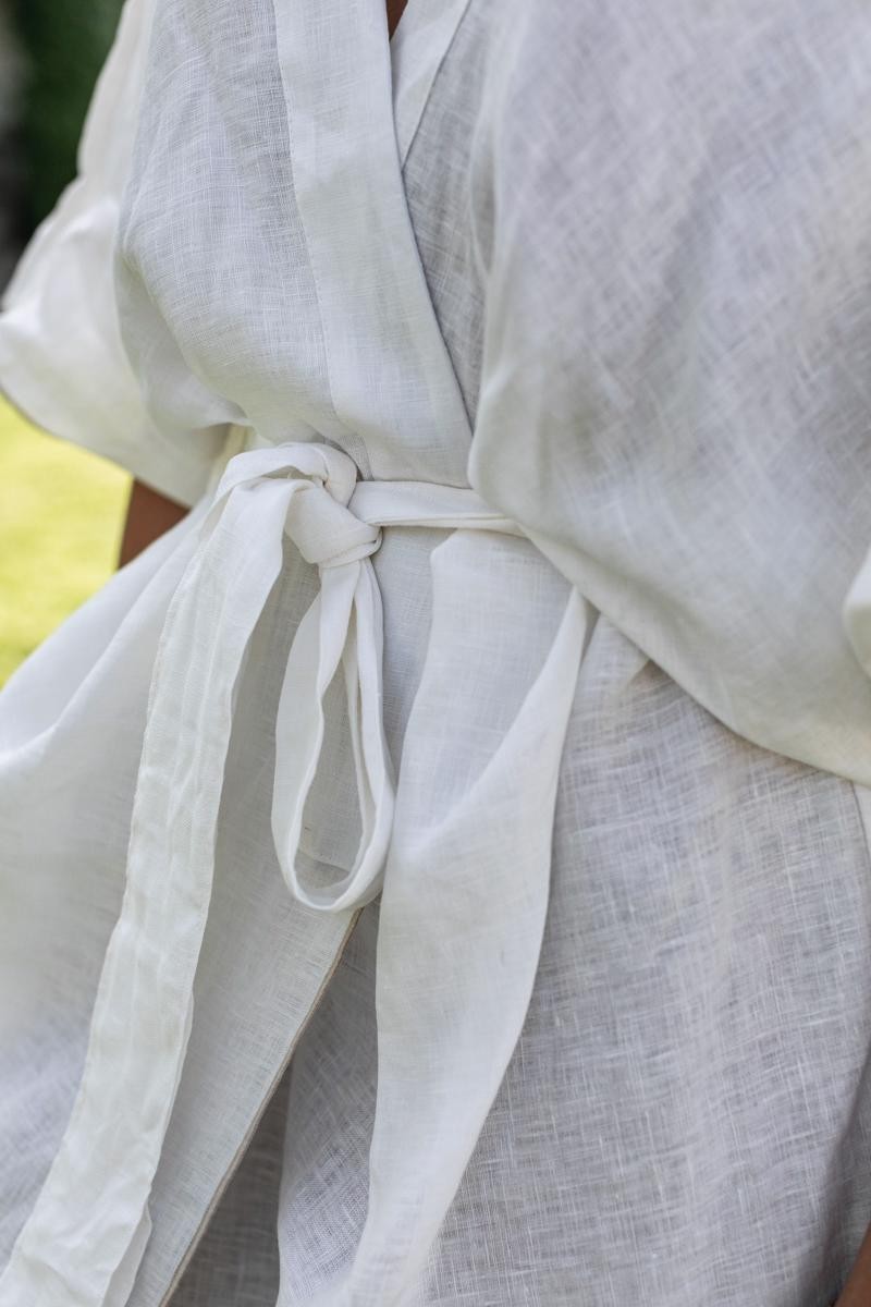 Linen Filo Bathrobe