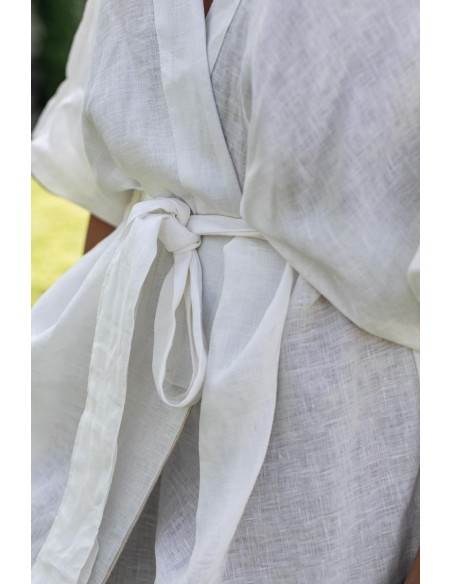 Linen Filo Bathrobe