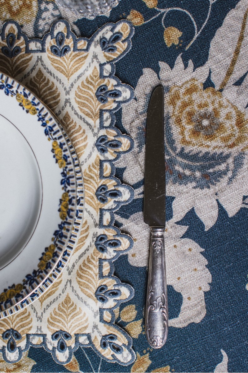 Set de table Amalfi en coton antitache