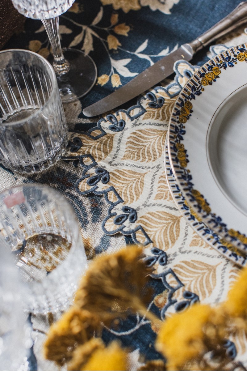 Set de table Amalfi en coton antitache