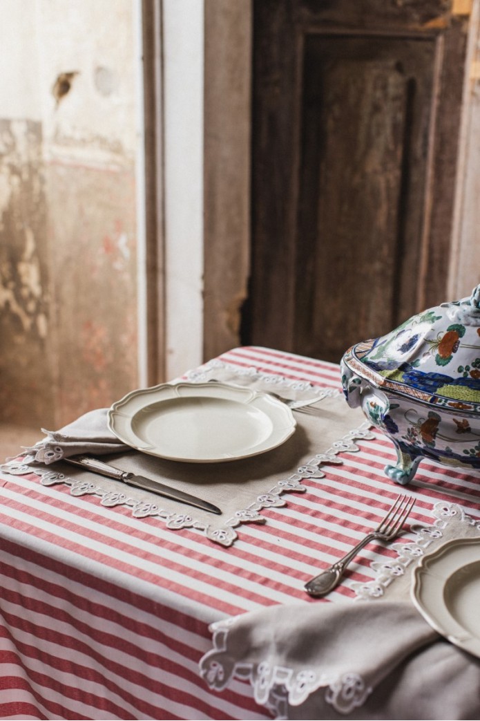 Tovaglietta Amalfi in Lino Antimacchia