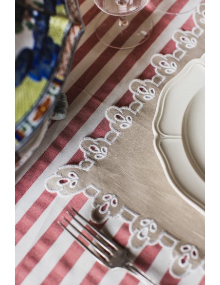 Set de table Amalfi en lin antitache