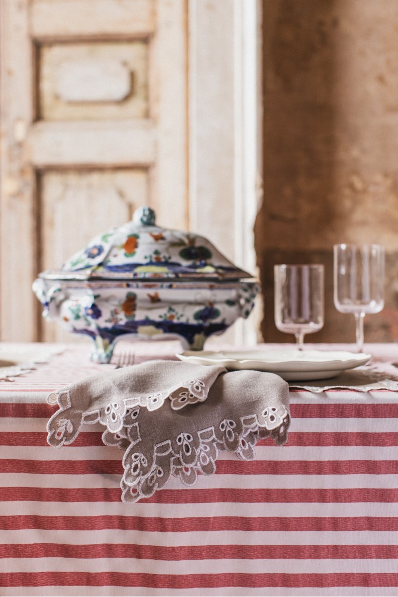 Set de table Amalfi en lin antitache