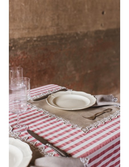 Set de table Amalfi en lin antitache