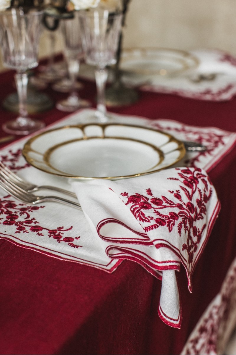 Venaria Set de table en lin non tachant