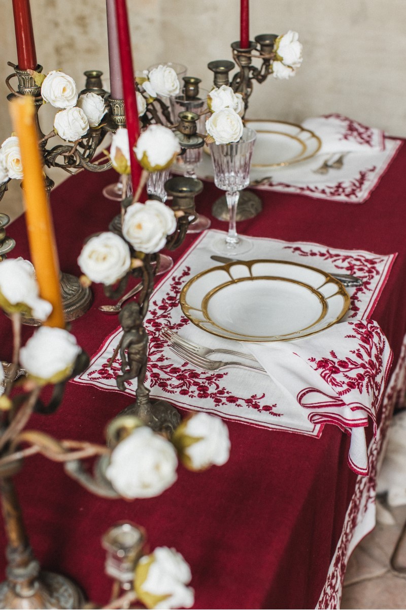 Venaria Set de table en lin non tachant