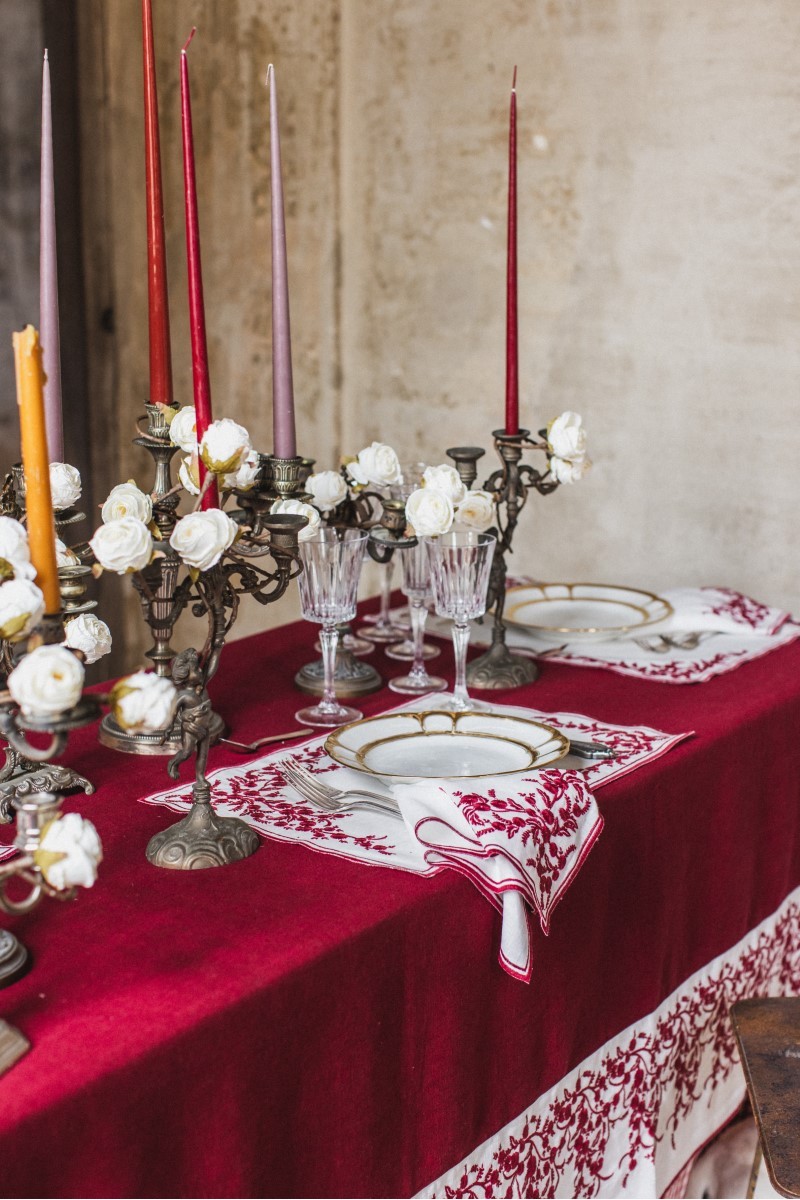 Venaria Set de table en lin non tachant