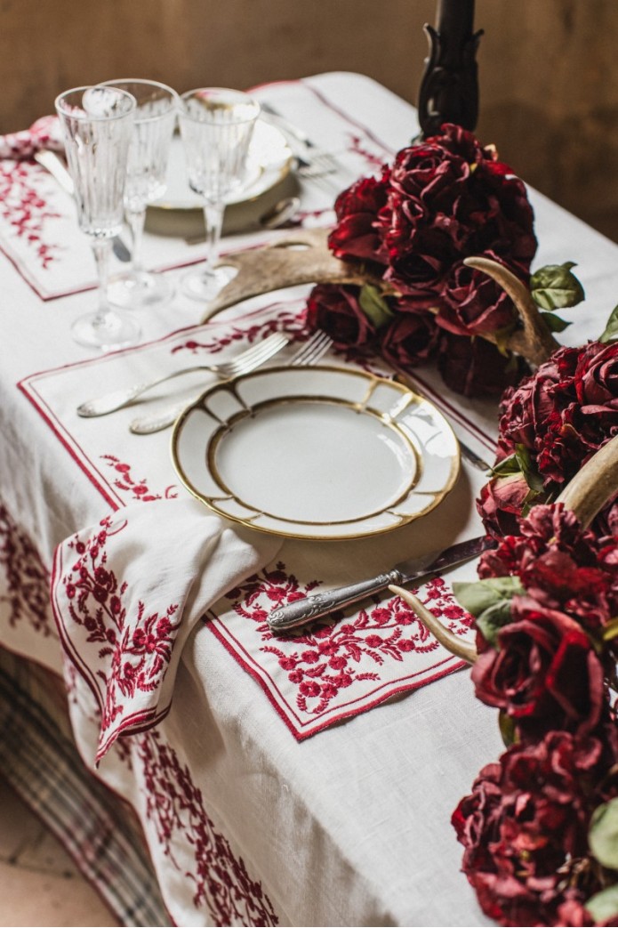 Venaria Set de table en lin non tachant