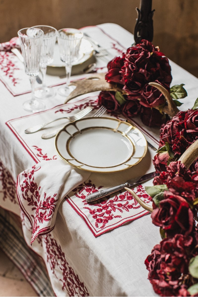 Venaria Set de table en lin non tachant